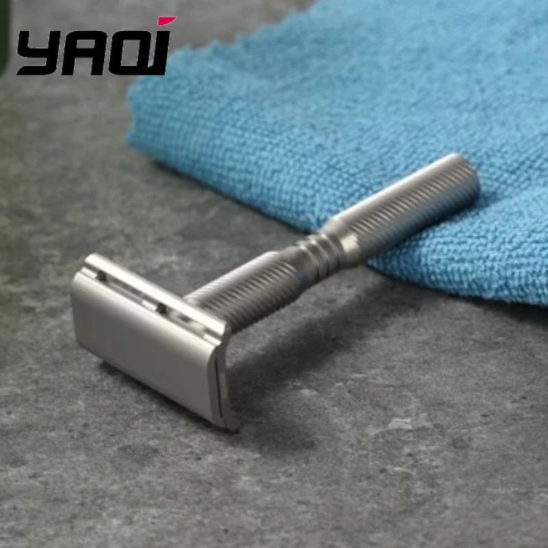 YAQI 고스트 멀티 스레드 패턴티타늄 경량 안전 면도기