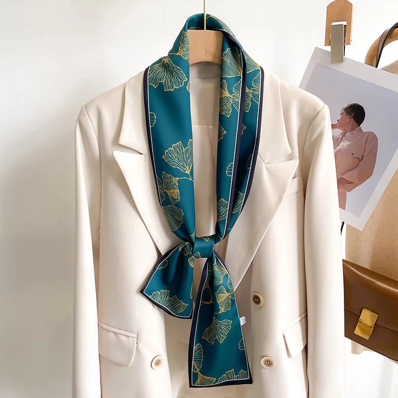 

Popular Party Travel Tie Scarves The Four Seasons 148X12CM Scarf Luxury Neckerchief Free Shipping 2023 Design Fashion Hair Band