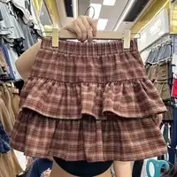 Japanese Y2k Cute Ruffled Plaid Skirt Punk Rock Subculture Cake Skirts Japanese Preppy Style Casual New 2025 Women Skirts - Image 6