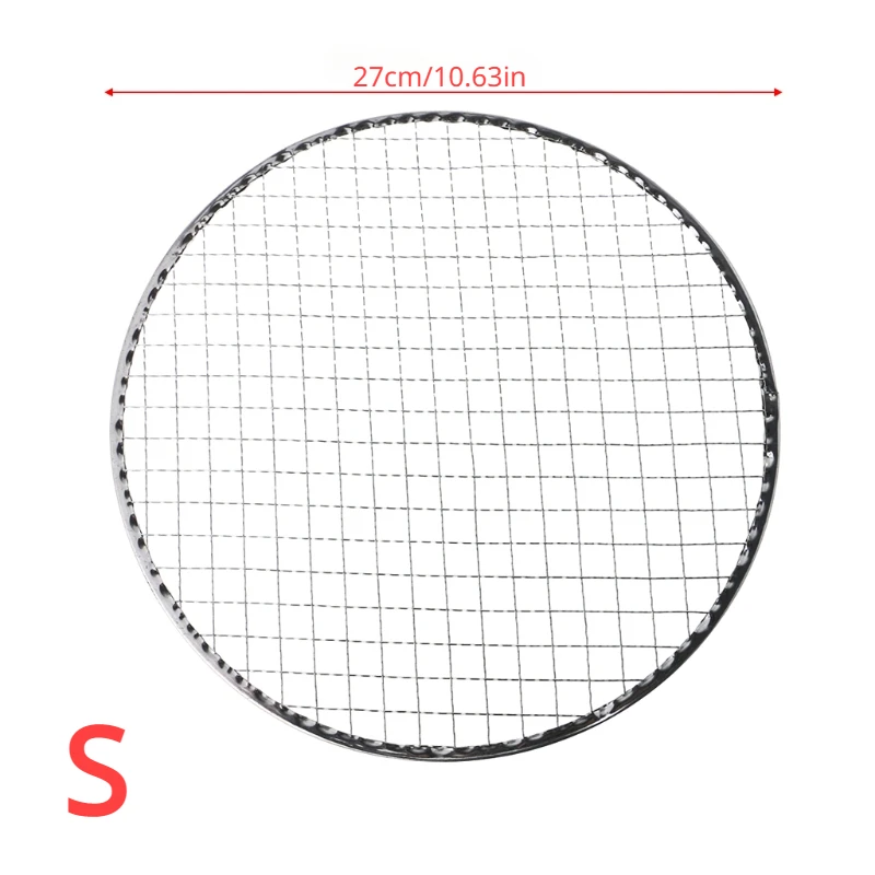 Disposable BBQ Barbecue Grill Basket Mesh Wire Net Fish Vegetable Tool Grill Outdoor Bbq Accessories Barbecue Kitchen Gadgets
