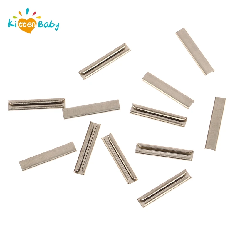 

12pcs Accessories For HO Scale 1:87 Model Train Track Connection Metal Conductive Fishplates Track Rail Joiners