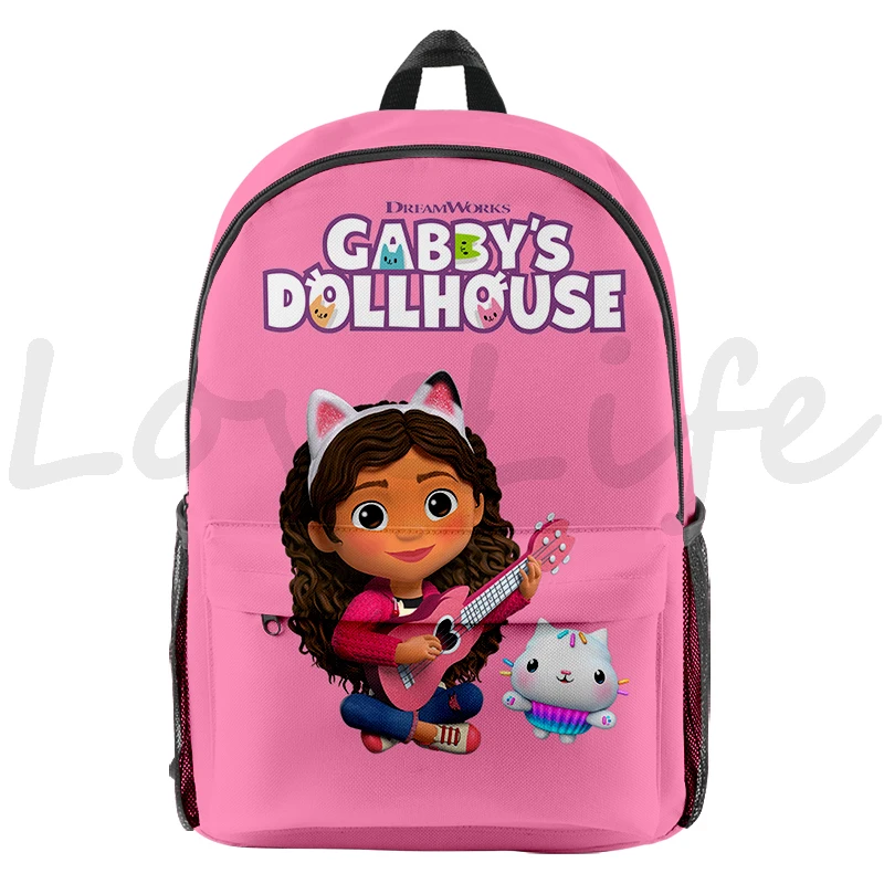 

Рюкзаки для девочек и мальчиков Gabby's Dollhous, мультяшный рюкзак для книг, Детский рюкзак, рюкзак для ноутбука, школьные сумки, Mochila
