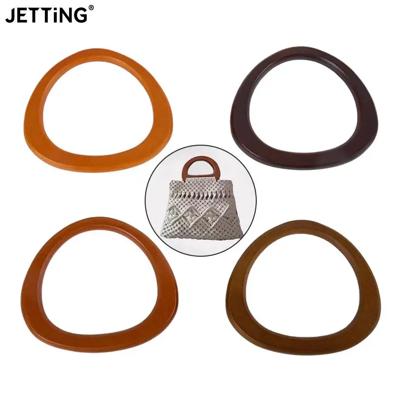

Wooden Bag Handle Diy D Shape Bag Handles Replacement Handbag Tote Handles Classic Purse Handles Wood Straps Bag Accessories