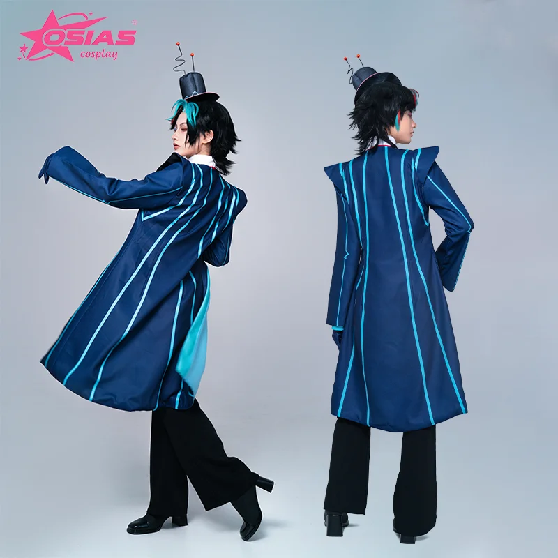 OSIAS Vox コスプレ衣装セット Vox ウィッグ Vox 靴 Hazbin Hotel