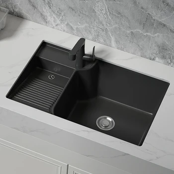 ระเบียงอ่างล้างหน้าใต้เคาน์เตอร์อ่างล้างหน้าพร้อมอ่างล้างหน้าเซรามิคฝังตัว 2