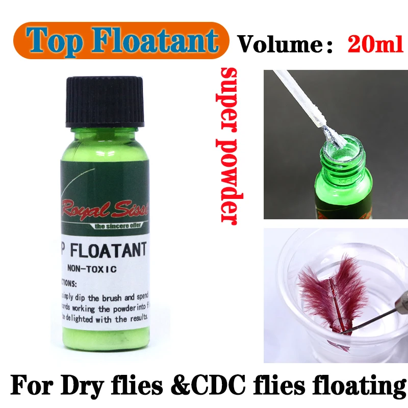 Fly fishing chemical additives collected floatant powder/fly tying dubbing wax/VG sinket liquid fly fishing accessories fly tying thread fly tying glue