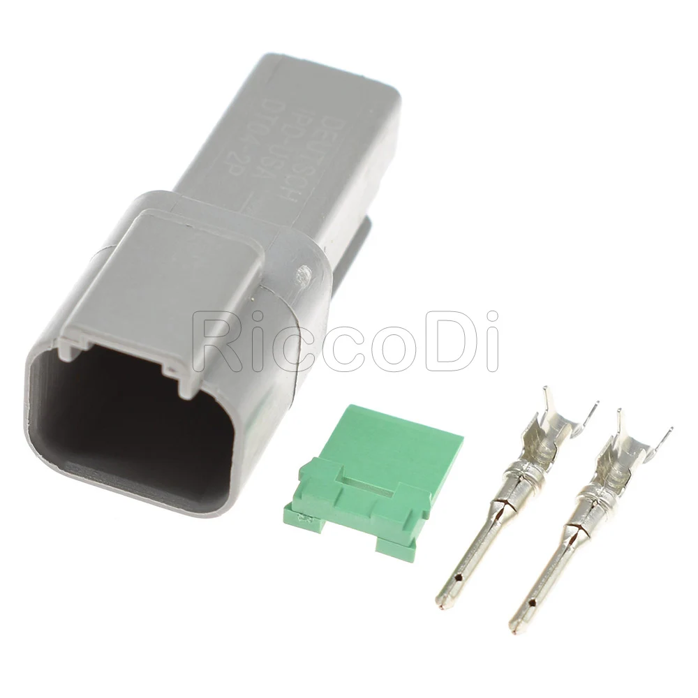 Connettori Impermeabili Deutsch 2 Pin Kit 14 AWG - 6 Pezzi Per Cablaggi Kit Connettori IP67 Automobilistici