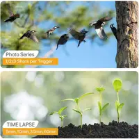 Outdoor Wildlife Infrared Camera 36MP 4k Trail Night Vision 0.2s Motion Activated Waterproof Garden Wildlife Trap Wide Angle Cam 2