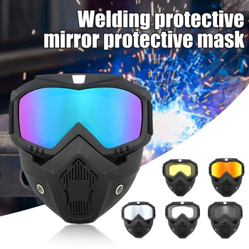 헤드 마운트 전문 자동 용접 마스크 고글 라이트 필터, 눈부심 방지 용접 헬멧 장비 보호 마스크