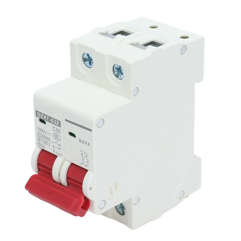 Interruttore automatico, 2P DC 500V 20A Mini interruttore