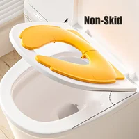 Folding Travel Potty Seat For Toddler Portable Baby Toilet Training Seat Cover Non-slip Boy Girls Urinal Cushion Baby Accessorie 2