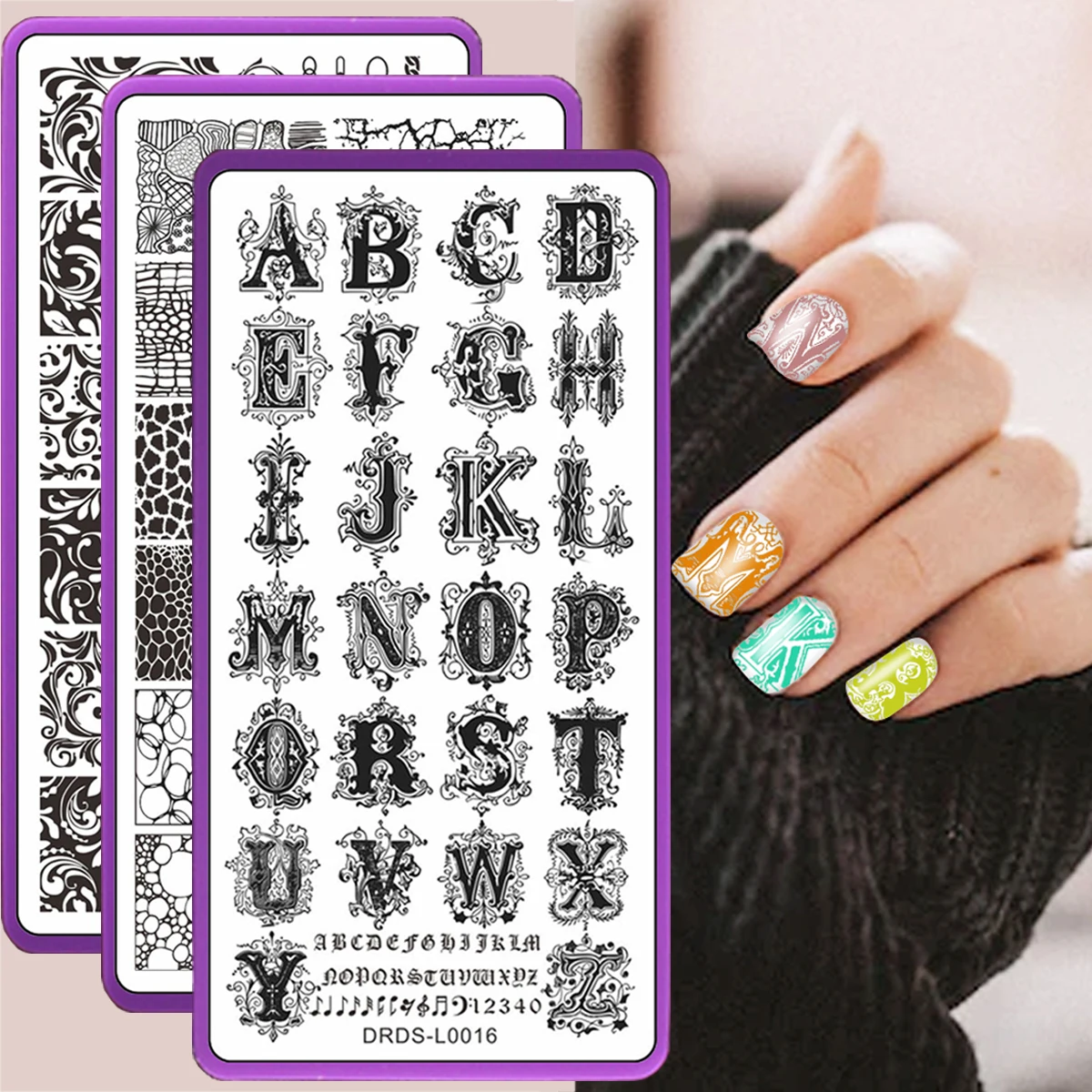 Пластина для стемпинга ногтей с цветами пластина для дизайна ногтей с животными пластина из нержавеющей стали шаблон для переводной печати шаблон инструменты для дизайна ногтей