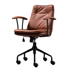 Chaise d'ordinateur nordique Simple et sédentaire, siège de jeu confortable et rotatif à dossier pour bureau et maison 