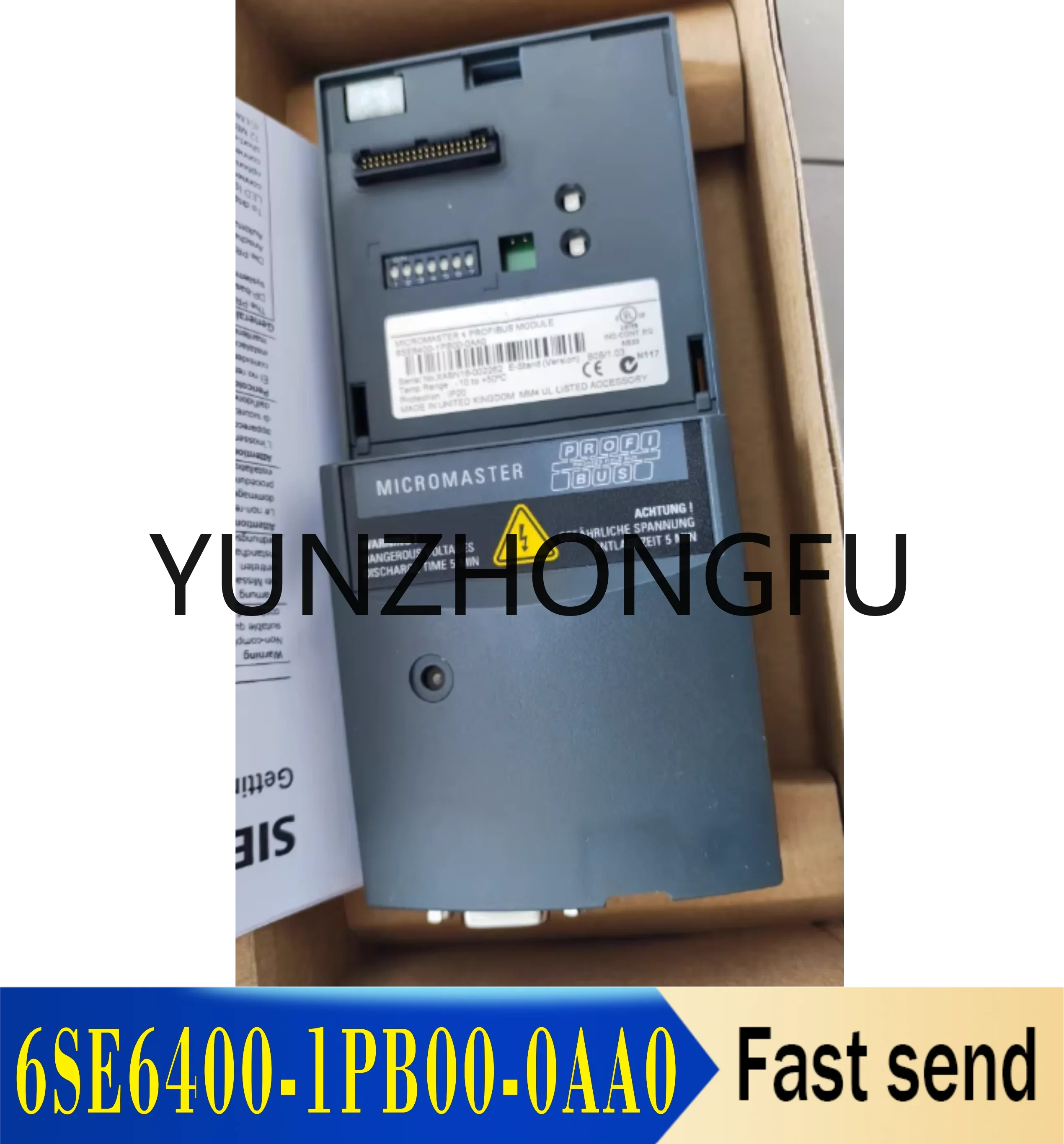 

Новый оригинальный модуль связи 6SE6400-1PB00-0AA0 Быстрая доставка