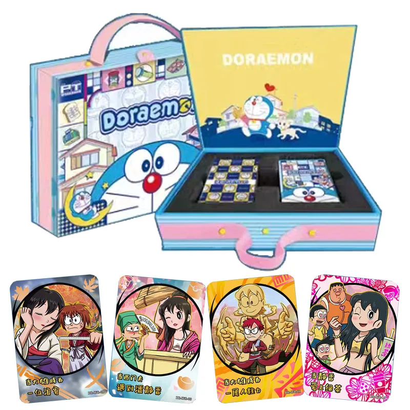 

Doraemon Peripheral Nobita Nobi Anime Character Trading Game Collection Cards Booster Box Children Birthday Christmas Gifts Toy