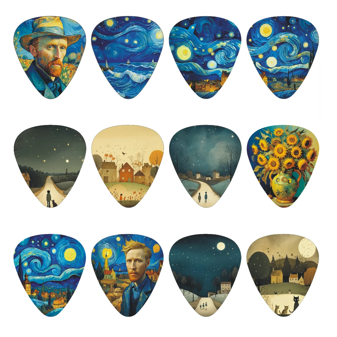 Guitar Picks 12PCS for Professional Musicians
