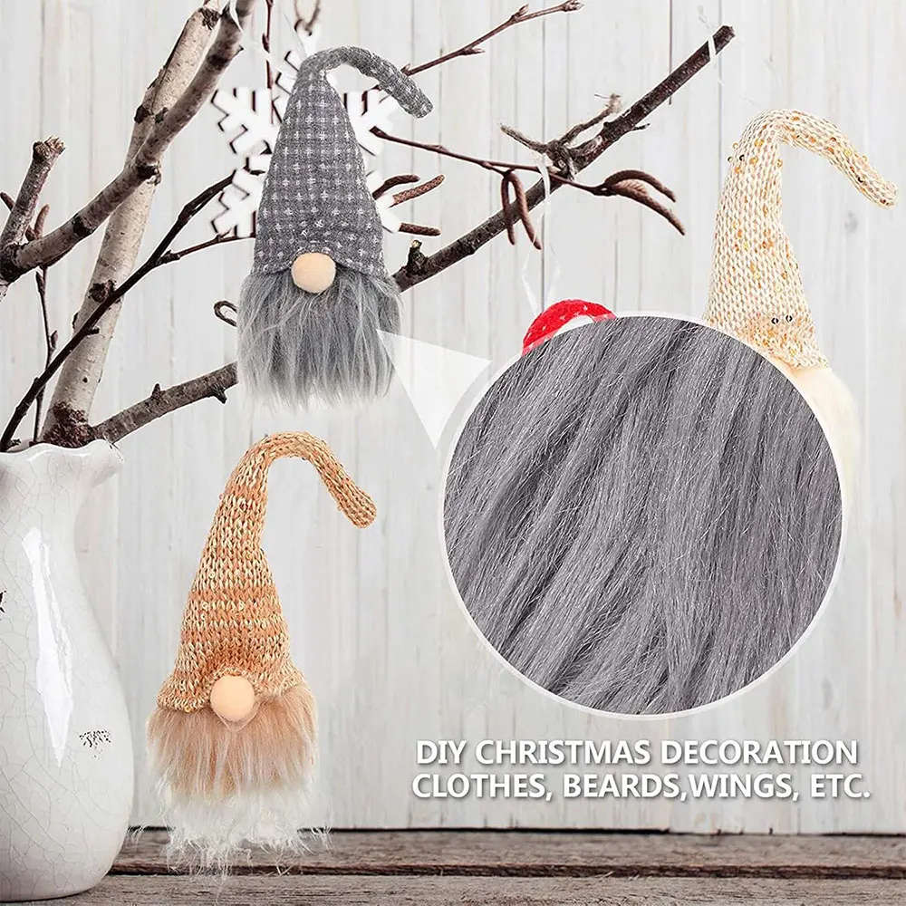 1.5M 5 Colors Faux Fur Ribbon Tapes DIY Apparel Sewing Fluffy Trim Trimming Fabric Home Decor Sewing Costume Stripe Plush Fur