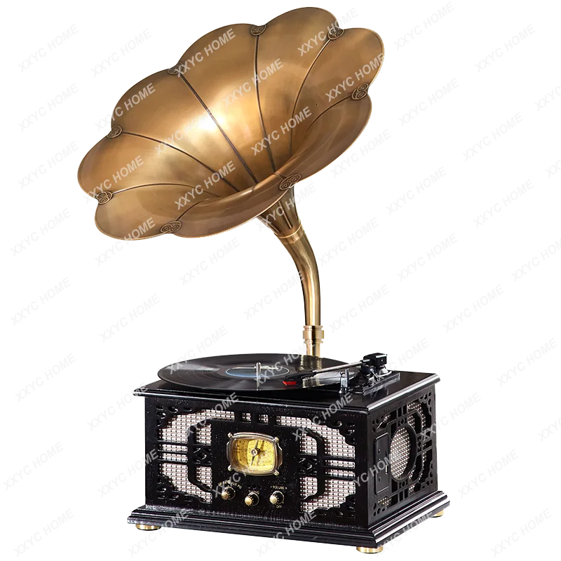 Retro Fonografo Giradischi Vintage Jukebox Classico Regalo Per L'Inaugurazione Della Casa Soggiorno E Sala Da Tè Audio