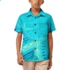 Tonga Fiji Custom Printed Polynesian Aloha Shirts For Boy Toddler Summer Hawaiian Short-Sleeve Shirt For Kids Plus Size 4