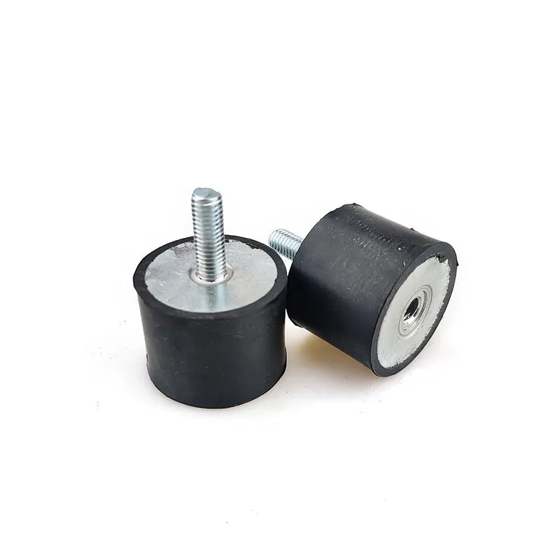 

20Pcs D40mm x H30mm M8 Male To Female Thread Rubber Shock Absorber Crash Pad Damper Anti Vibration Isolation Mount