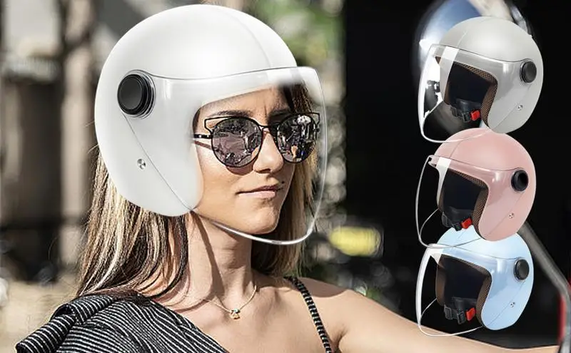 

Motorcycle Hat Bike Sport Helmets For Adults Mens Womens Motorcycle Helmets Winter Warm Head Protection Motorcycle Safety Hat