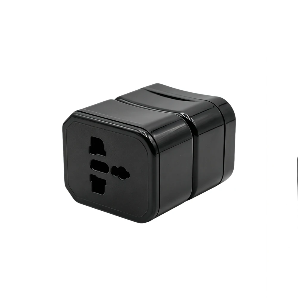 Universal Multi-Standard Travel Adapter with Storage Box