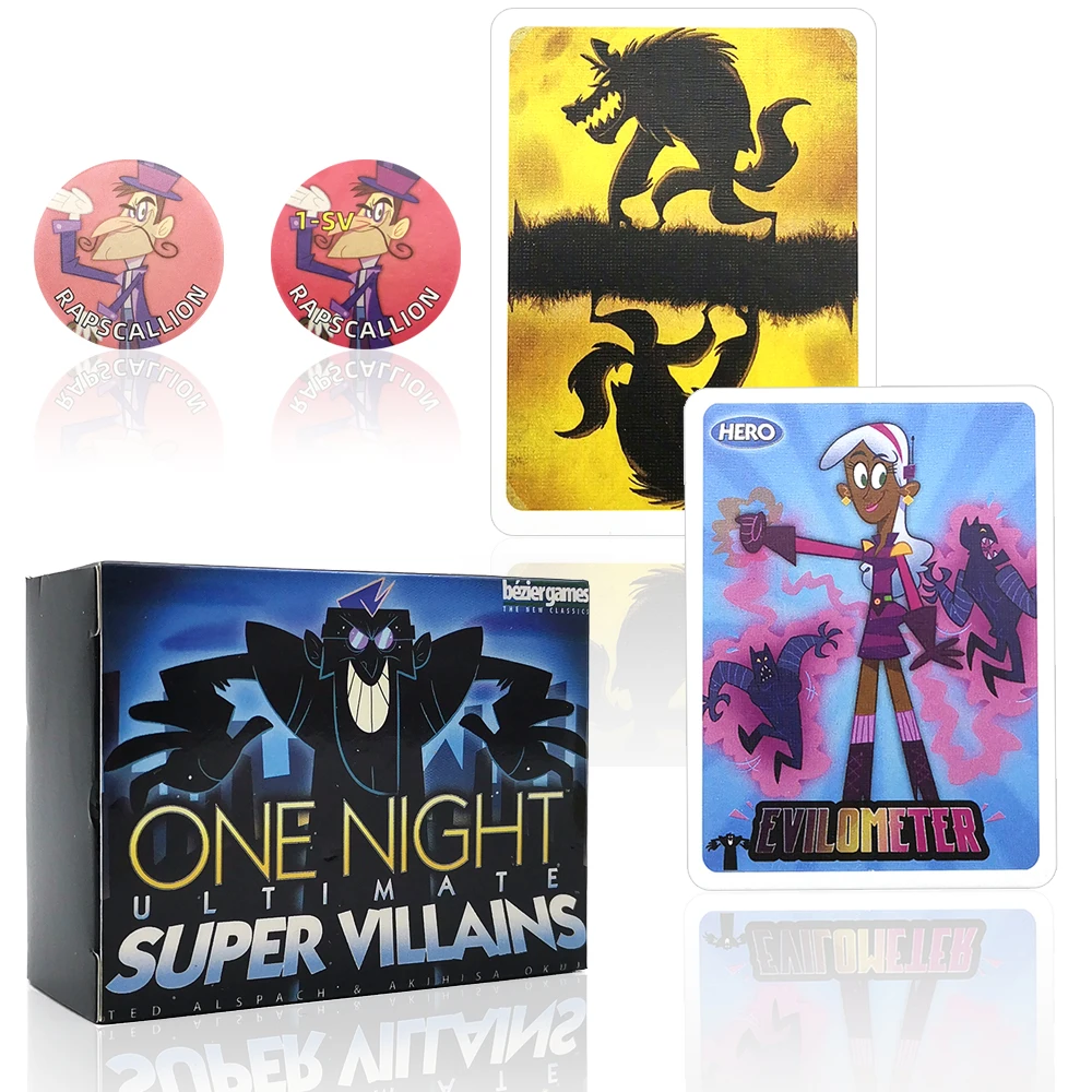 

2022 Hot Sell Board Games One Night Ultimate Werewolf Daybreak Vampire Alien Super Vallian Bonus Roles Party Home Playing Cards