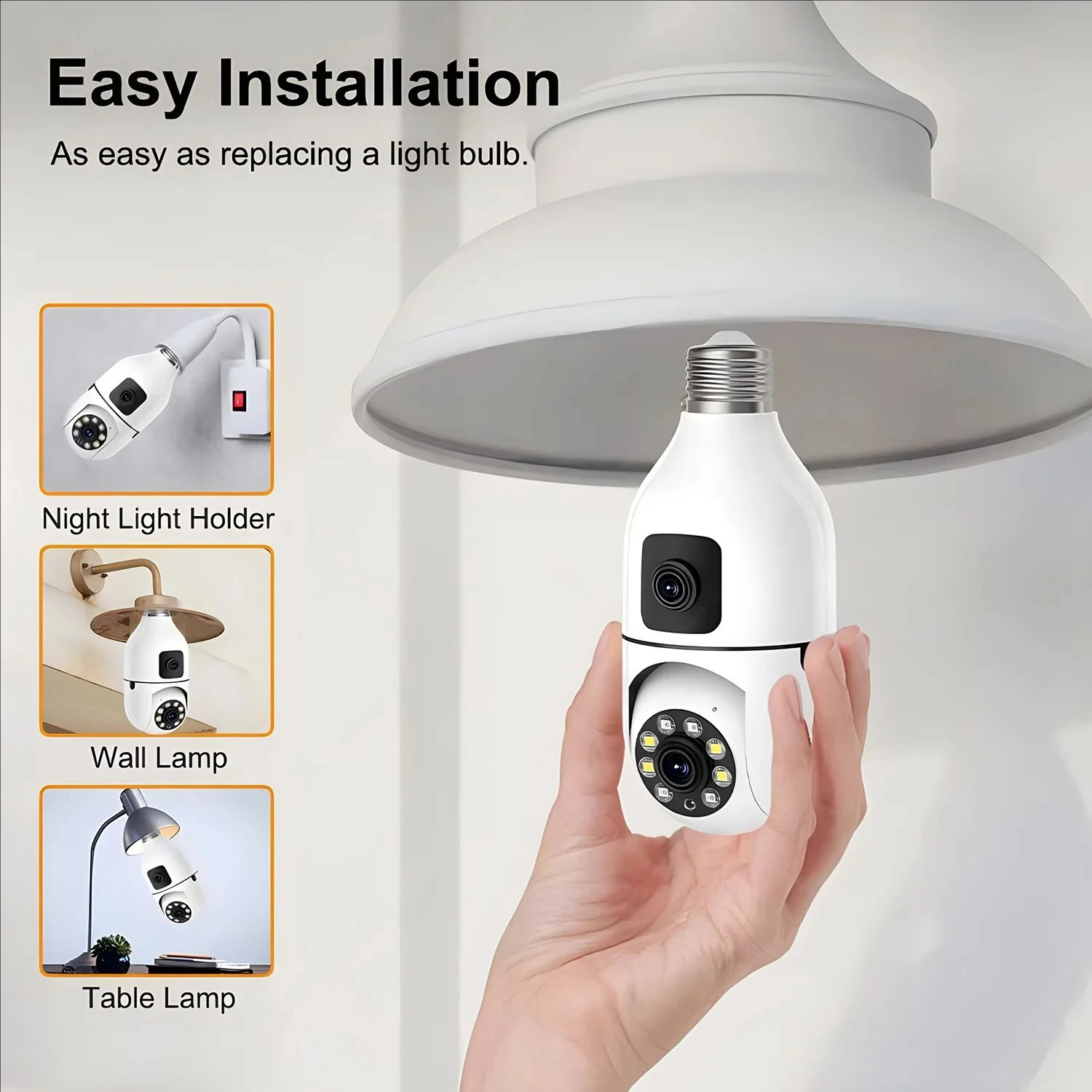 4MP HD Wifi Surveillance PTZ Camera Outdoor with Dual Lens Dual Screen AI Auto Tracking IP Security Protection CCTV Video 2