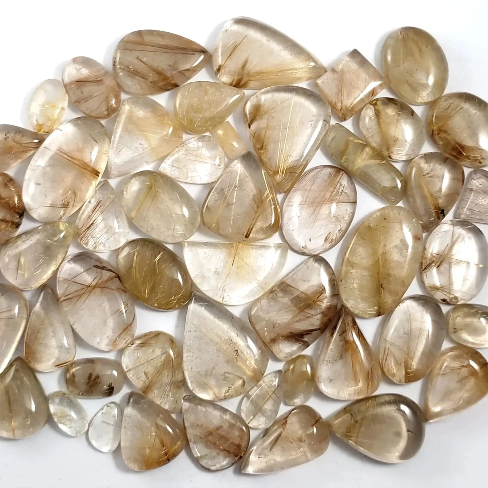 천연 황수정 헤어 크리스탈, 루티드 쿼츠 헤어 스톤, 광택 스톤 미네랄 표본, 힐링 스톤, 옐로우 쥬얼리, 홈 데코 -  AliExpress