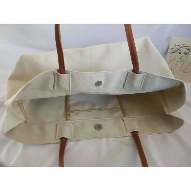 inspired women canvas tote bag large capacity minimalist design handbag casual shoulder bag for daily use travel school