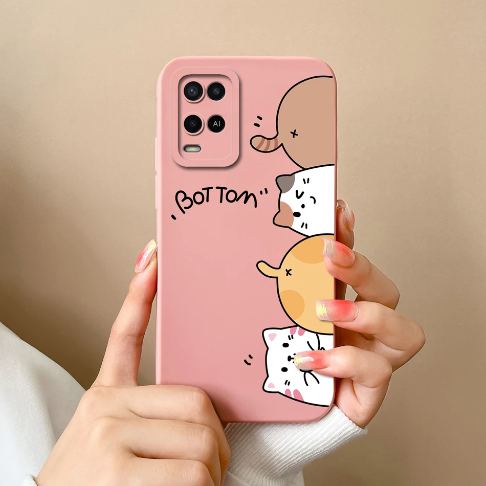 Cute Simple Design Full Protection Soft Liquid Silicone Phone Case