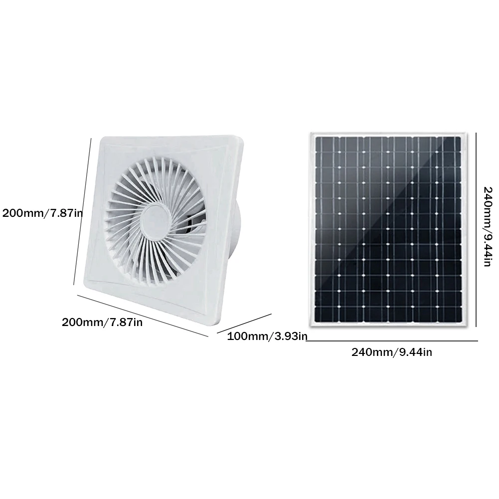 6 in 8W Solar panels
