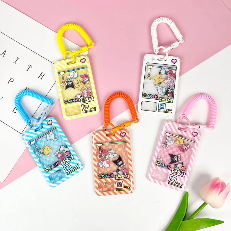 

Kawaii Sanrio Anime My Melody Kuromi Pochacco Cute Cartoon Student Card Protective Card Sleeve Simple Card Sleeve Girly Heart