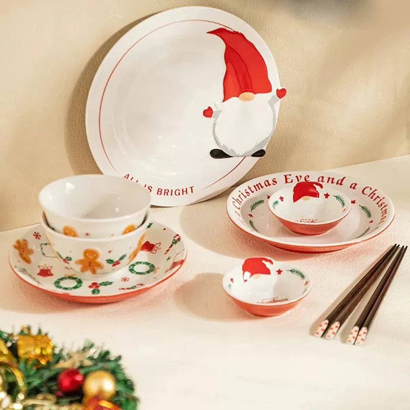 Santa Childrens Christmas Dinner Plate Dinner Plate Childrens