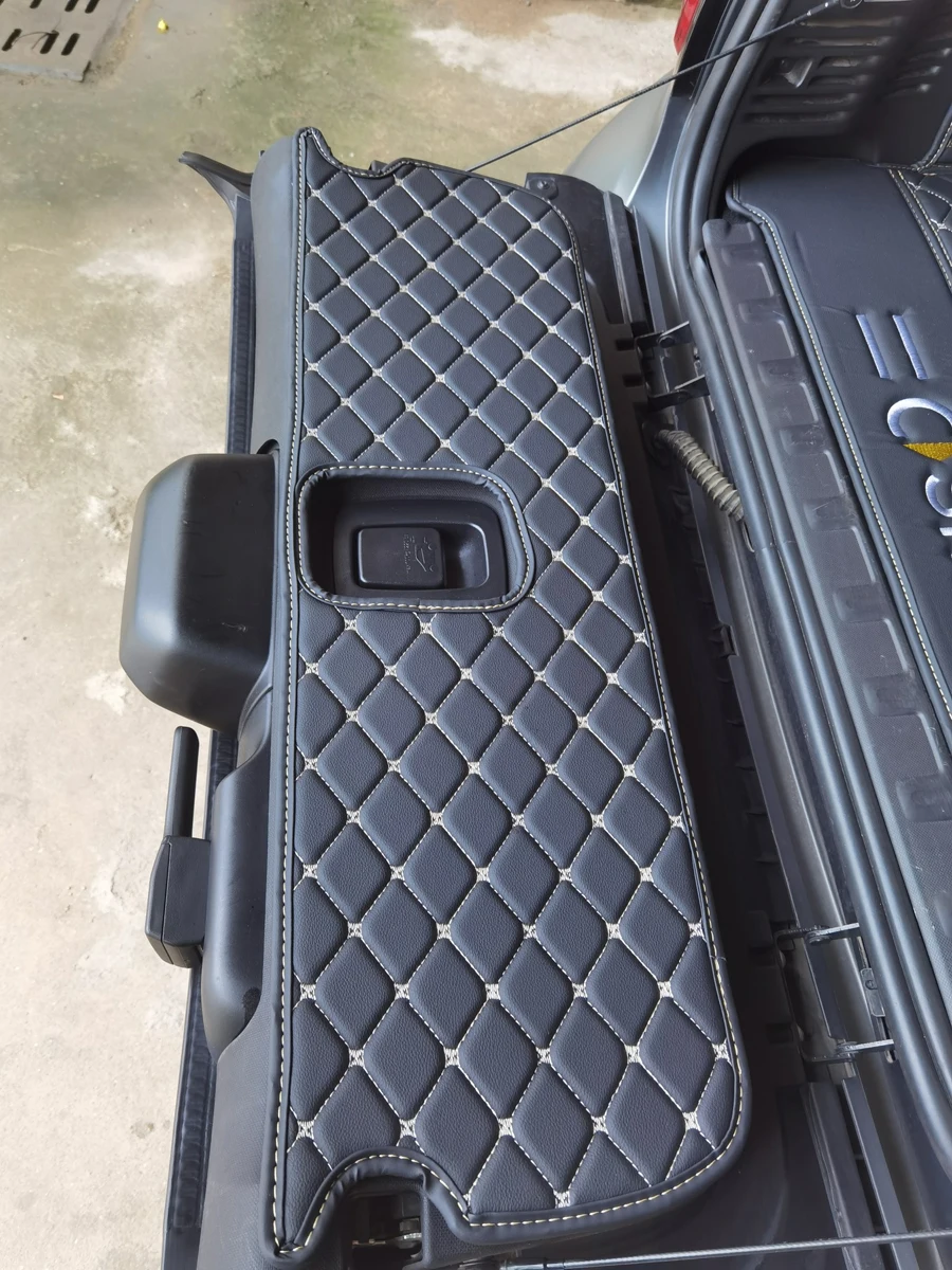 1pcs Waterproof Car Trunk Back Cover Pad Leather Rear Door Mat For Smart 451 Fortwo Smart 453 Fortwo Car Styling Accessories