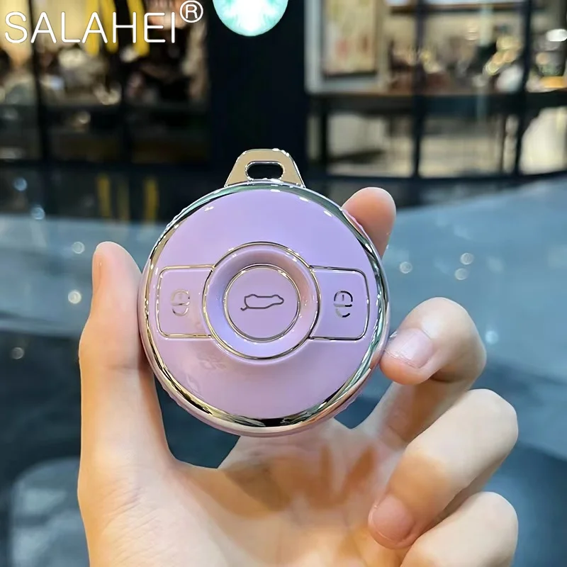 

New TPU Car Smart Key Case Cover Protector Shell For Mercedes Benz Smart Fortwo 1 BRABUS 1 Benz SMART 2022 2023 Auto Accessories