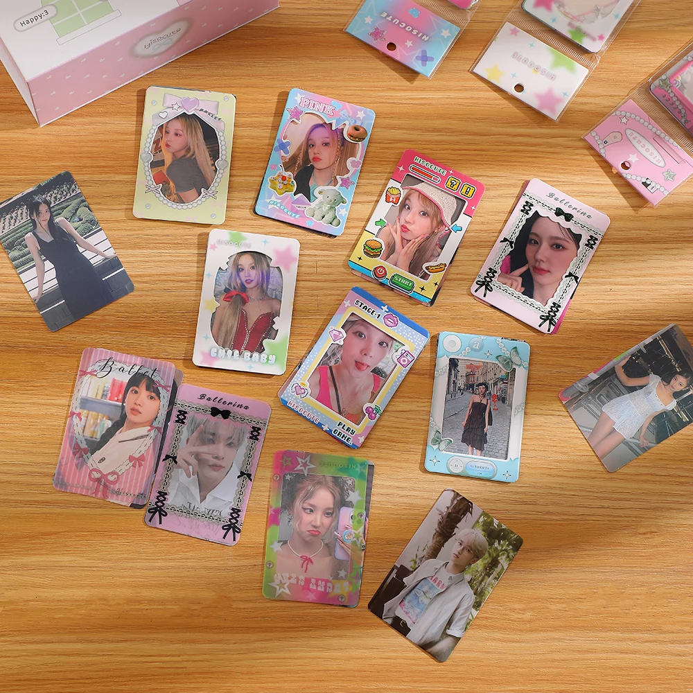 Sweet Star 3inch Photocards Decoration Kpop Style Photo Cards Paper PET Frame 3