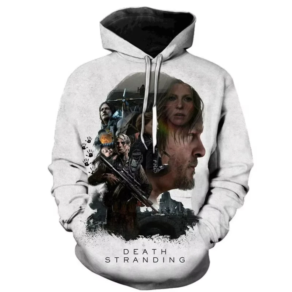 thumbnail image 1 of Popular Game Death Stranding 3D Printed Men's Hoodie Casual Long Sleeves Oversized Outdoor Pullover Sweatshirt Unisex Clothing, 1 of 4