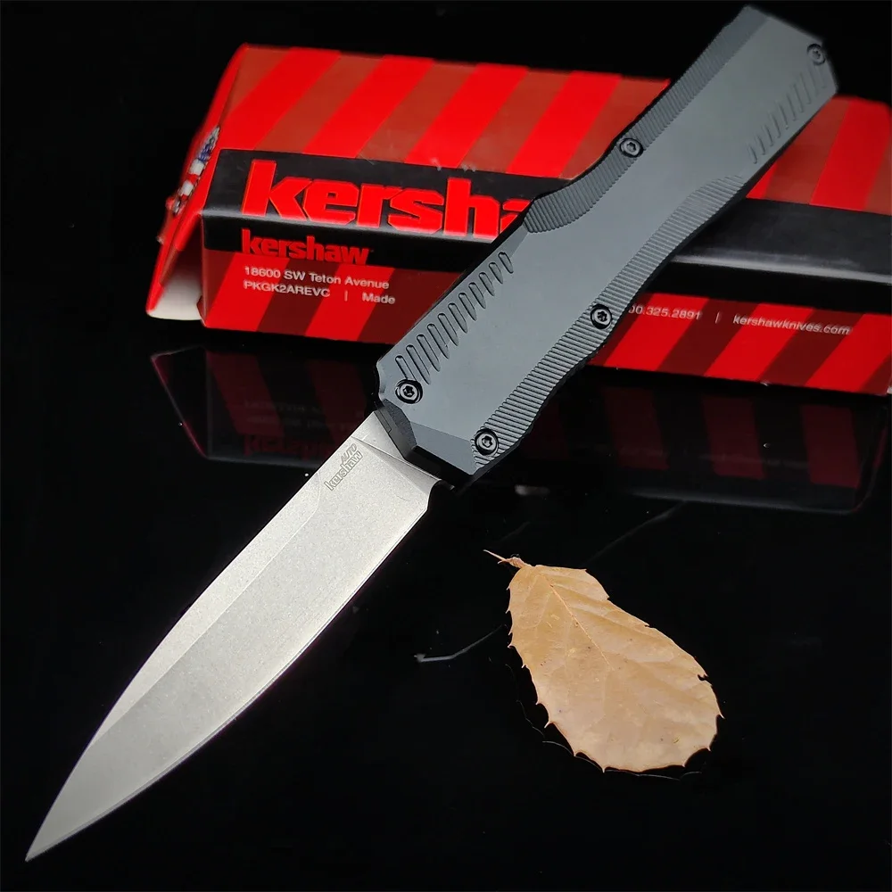 

Kershaw 9000 Livewire AU/TO Pocket Knife CPM-20CV Stonewashed Blade Aluminum Handle Reversible Clip Tactical Hunting EDC Folder