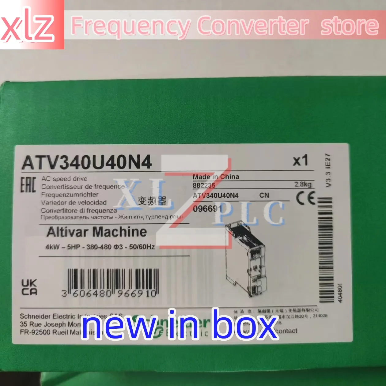ATV340U30N4 ATV340U40N4 주파수 변환기 신규 입고