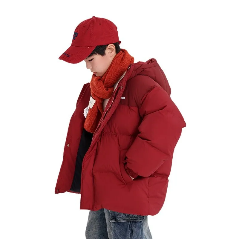 New National Standard 90 White Duck Down Children's Clothing High Velvet Waterproof Girl's Down Coat Children Puffer Jacket Coat