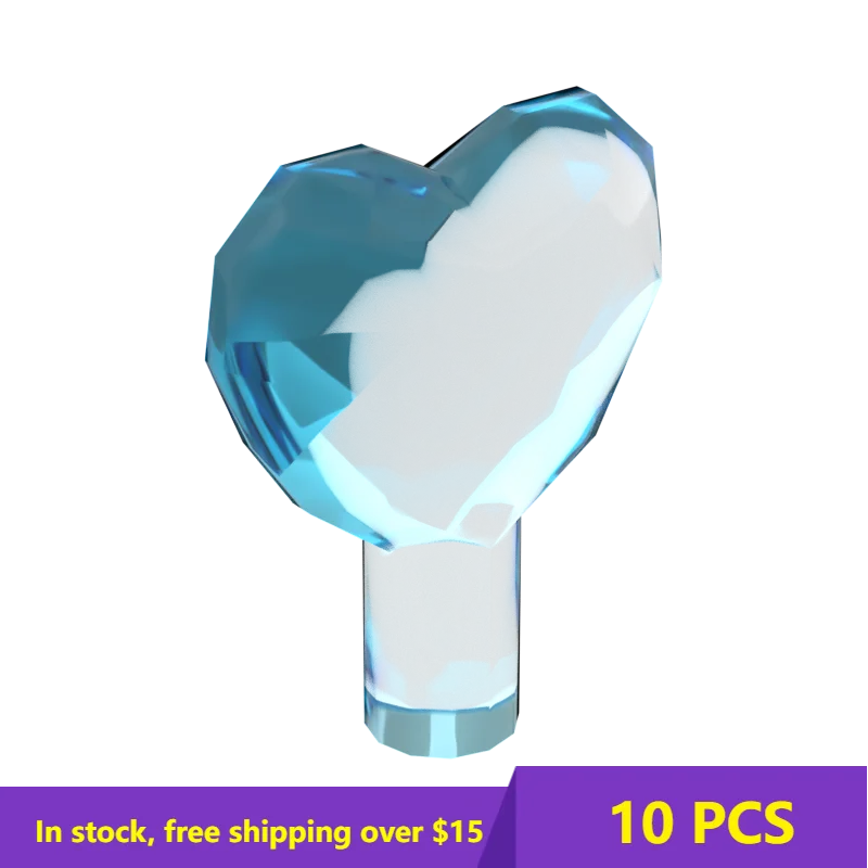 

10PCS MOC Assemble Particle 5745 HEART W/ 3,2 SHAFT Building Blocks Kit Replaceable Part High-Tech Toys For Children Gifts