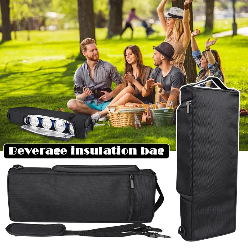 Bottle Wine Carrier Tote Insulated Leakproof Wine Cooler Bag Wine Travel Bag for Picnic Portable Wine Bottle Carrying Case