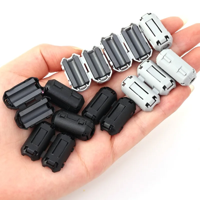 30/1pcs Noise Filter Magnetic Clip Ferrite Core Noise Suppressor Filter Ring Cable Clamp for Suppressor Powerline Power Cord