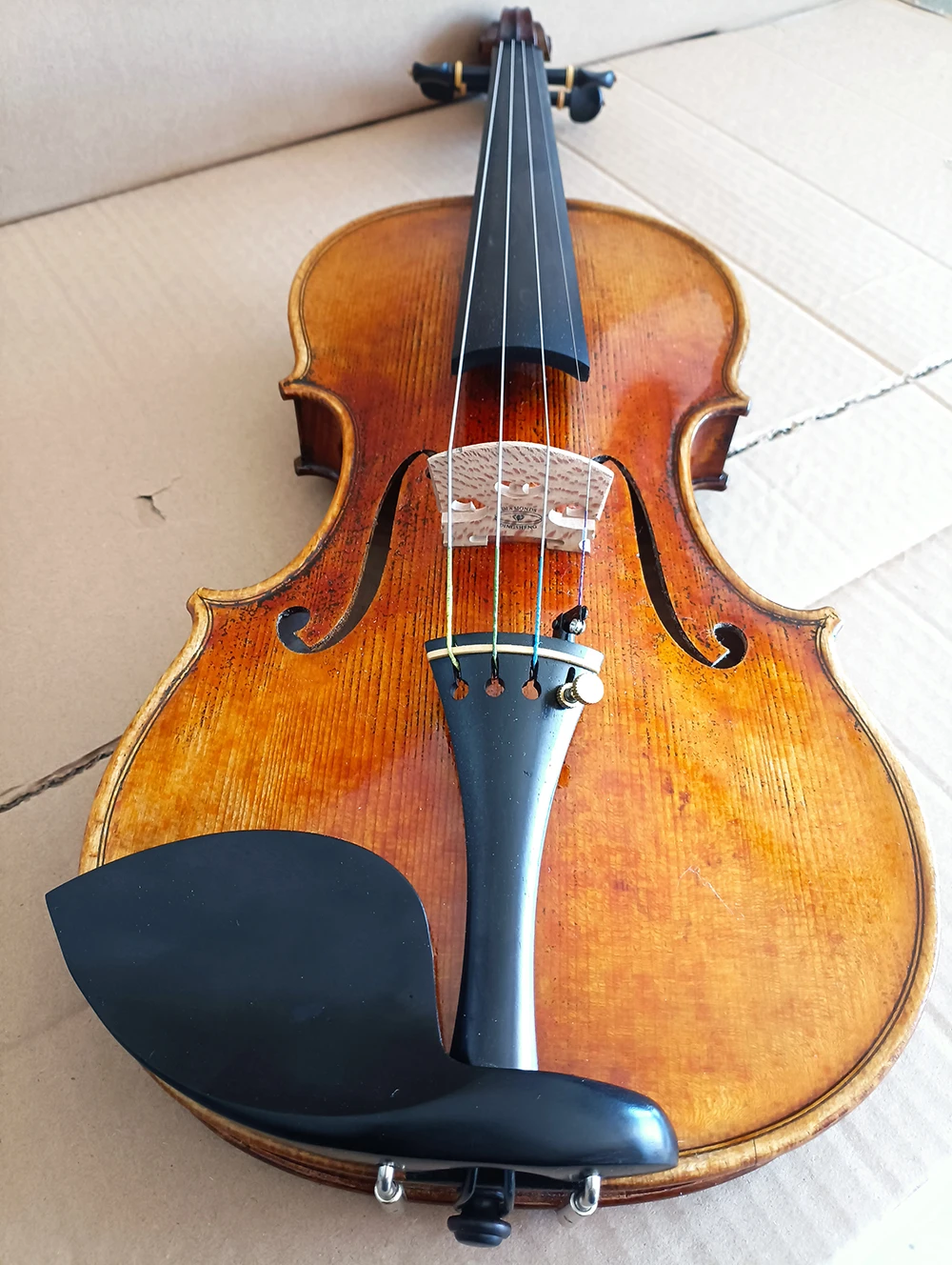 Strong tone Guarneri model Handmade Violin 4/4 Italian Antique varnish Maple Violin professional Musical Instruments + box