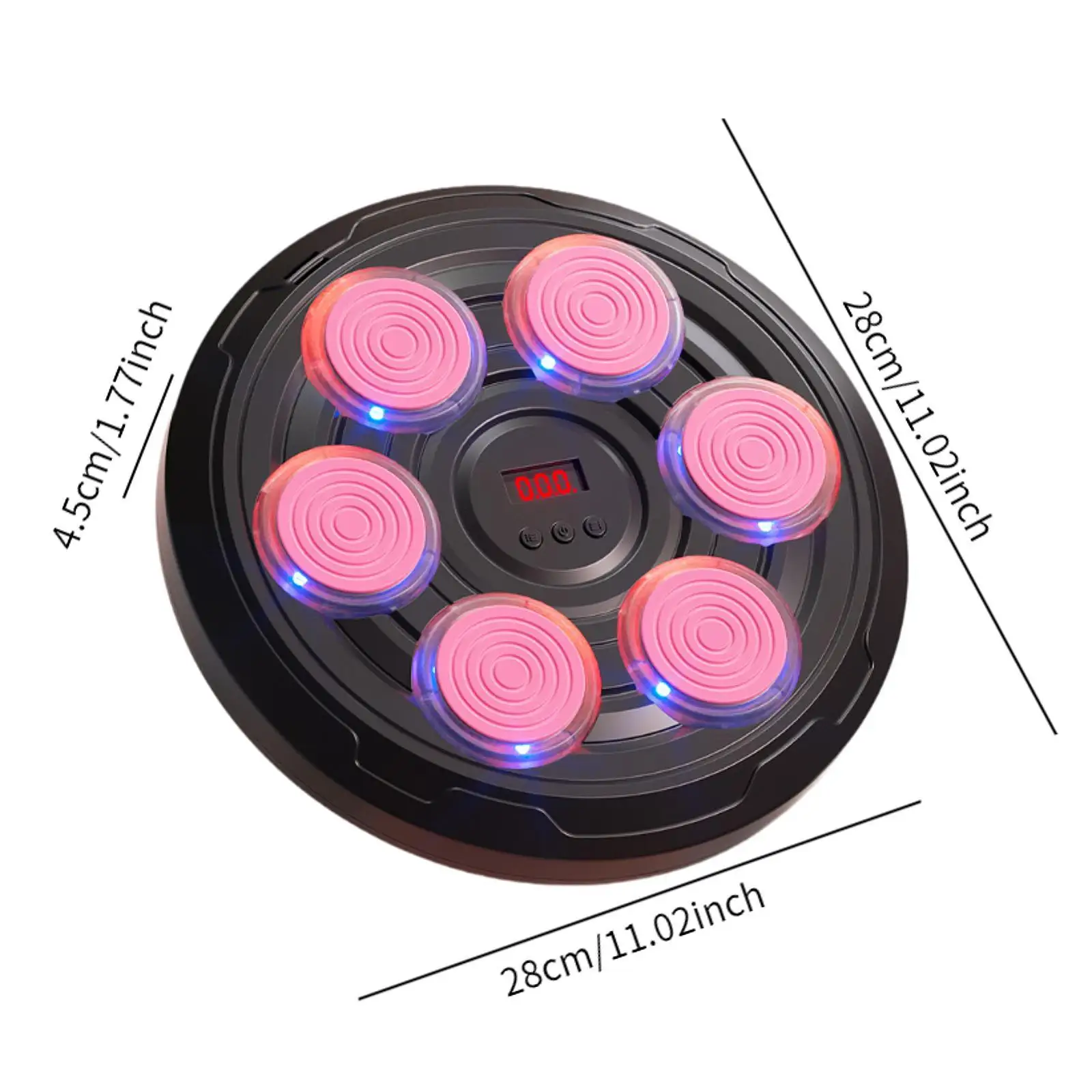 Intelligent boxing wall target, reaction target for wall response training for