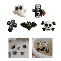 Halloween Mini Skull/Wing/Cross Shape Hair Clip for Hot Girls Hair Barrettes Punk Ponytail Hair Clip for Teens Girls