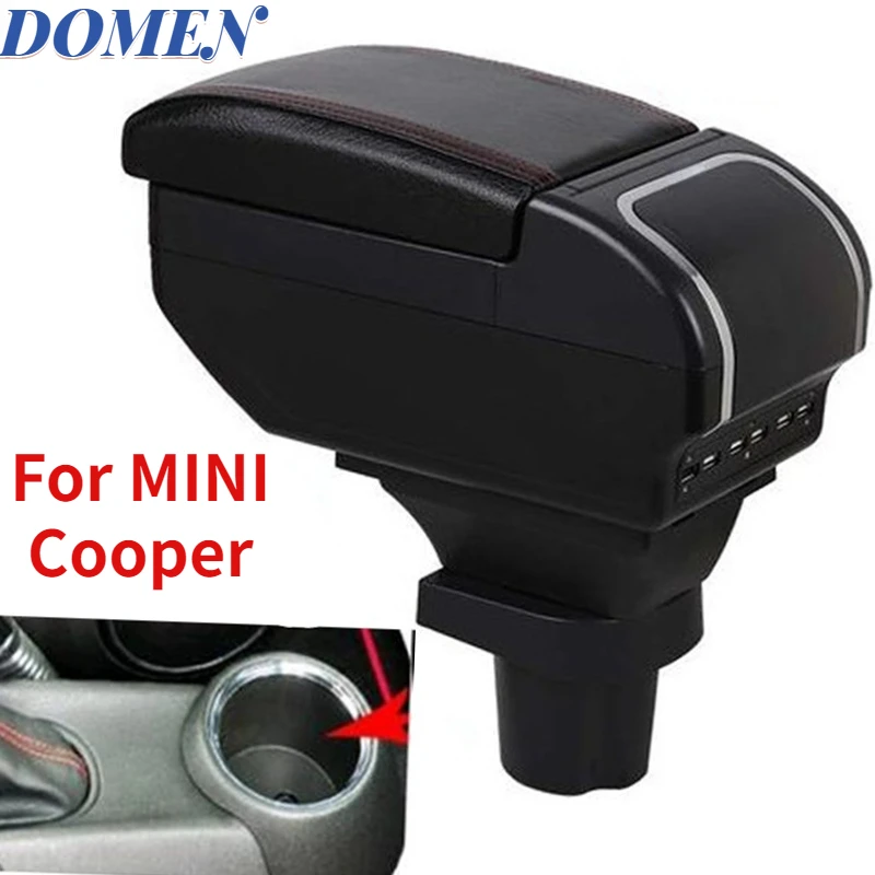 

For MINI Cooper R50 R52 R53 R56 R57 R58 F55 F56 F57 Countryman R60 F60 Central Armrest Storage Box Modification Accessories