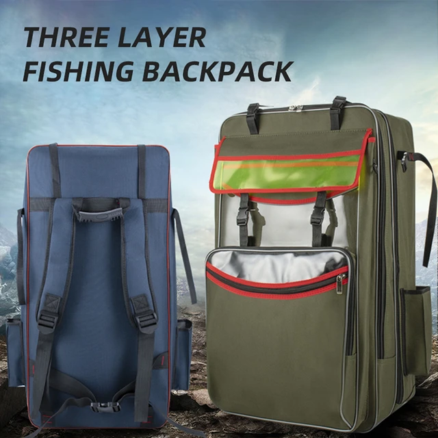 Large Capacity Fishing Bag Box Outdoor Sport Camping Hiking