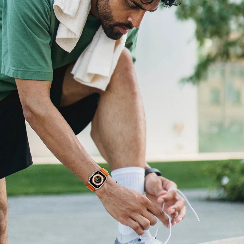 Ремешок нейлоновый для Apple Watch Band 49 мм 44 мм 45 мм 42 мм 41 мм 40 мм 38 мм43 (art.: 3920c65ac8efe) - 3920c65ac8efe